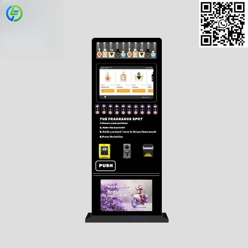 Commercial Vending Machine - Máquina expendedora de perfumes personalizada, popular,