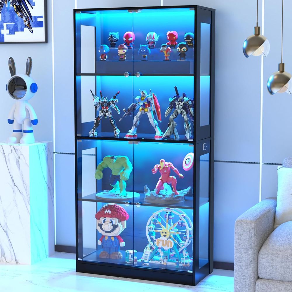 Glass Cabinet Display - Vitrina de Vidrio de 65 Pulgadas,