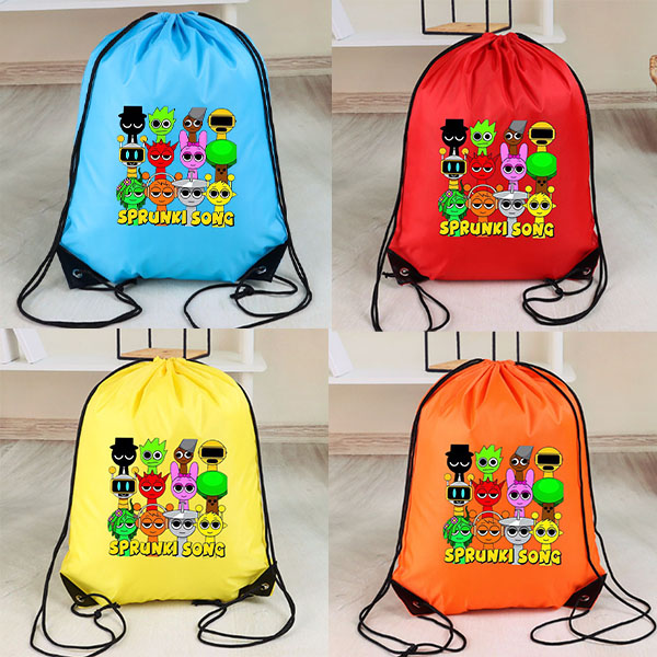 Basketball Arcade Game - Bolsa con cordón Sprunki, mochila deportiva