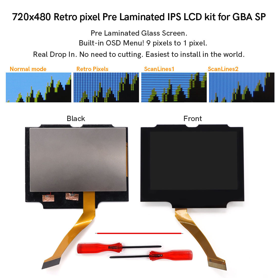 Lcd Screen Arcade - Kit de pantalla LCD IPS laminada