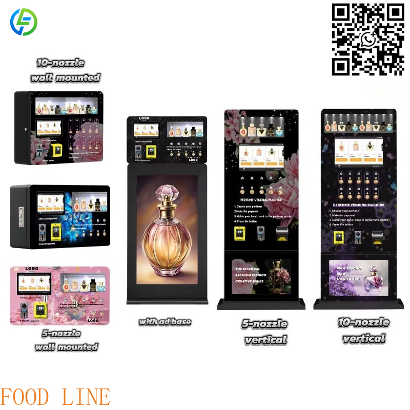 Commercial Vending Machine - Máquina Expendedora de Perfume Inteligente Montada