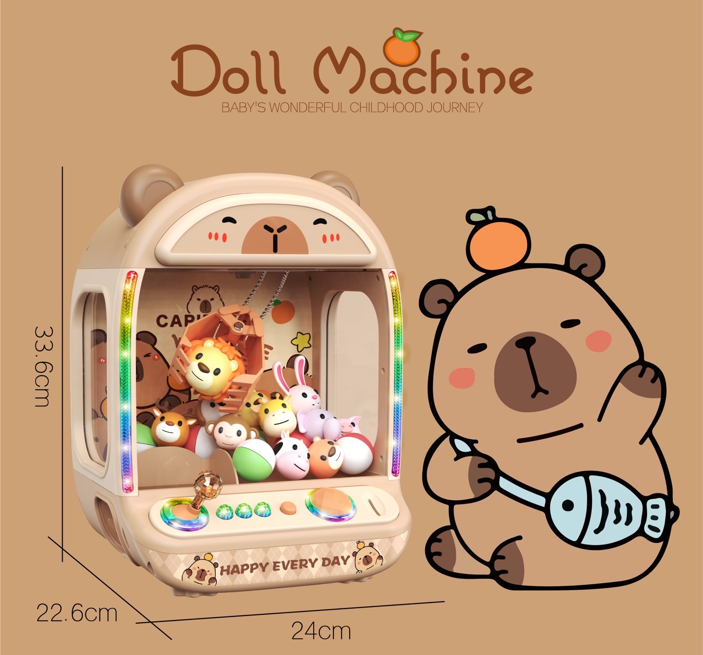 Claw Crane Machine - Máquina de muñecas DIY para niños,