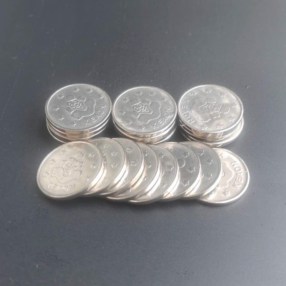 Coin Pusher Machine - 1000 unidades de fichas de acero