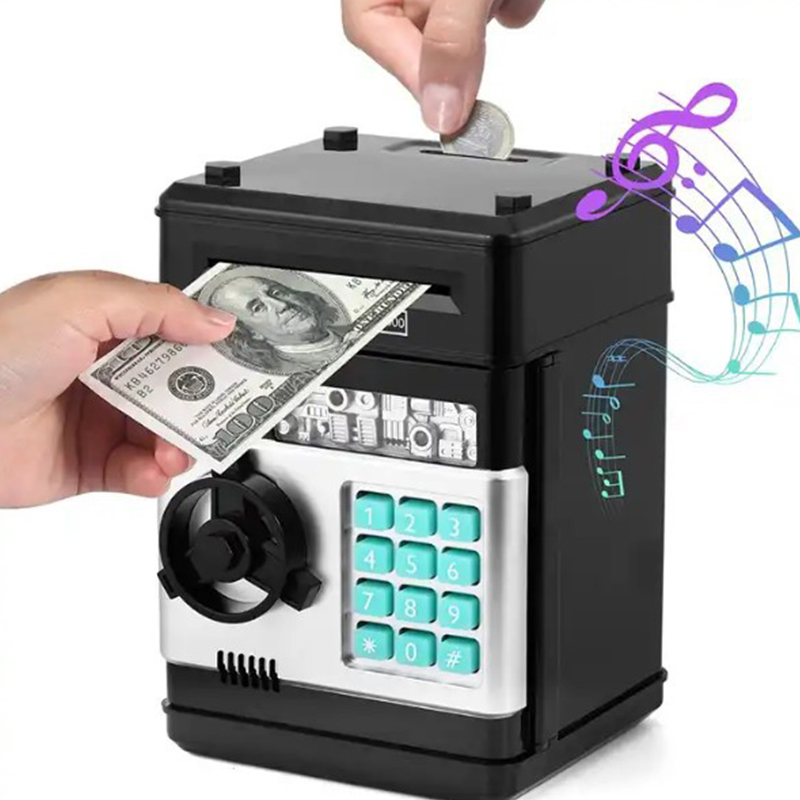 Coin Operated Kiddie Ride - Hucha creativa, Mini caja fuerte automática