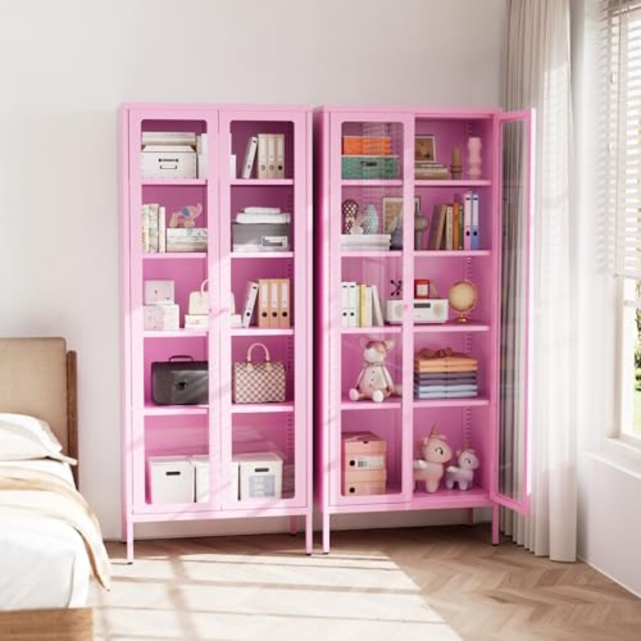 Glass Cabinet Display - Vitrina de Vidrio de 5 Niveles