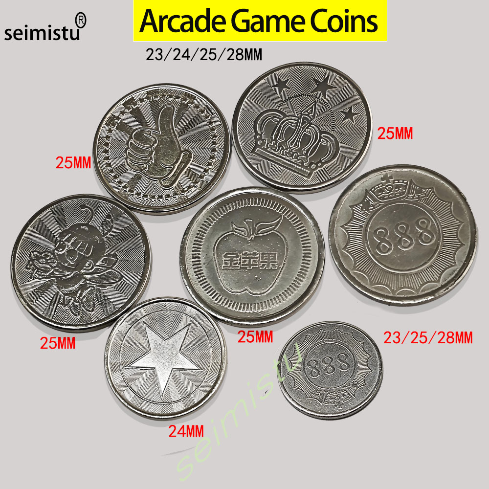 Arcade Game Vending Machine - 100 Uds. De fichas de acero