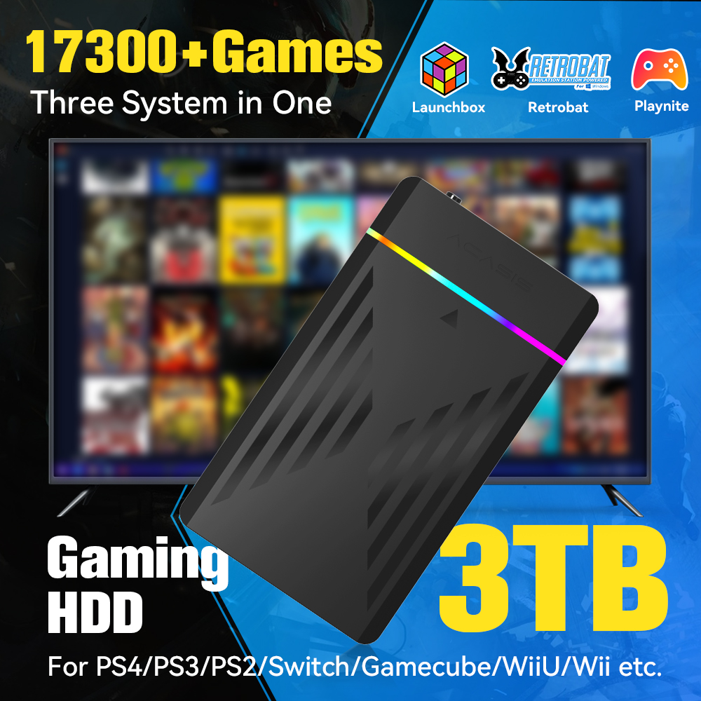 Arcade X - Consola de juegos Retro portátil HDD