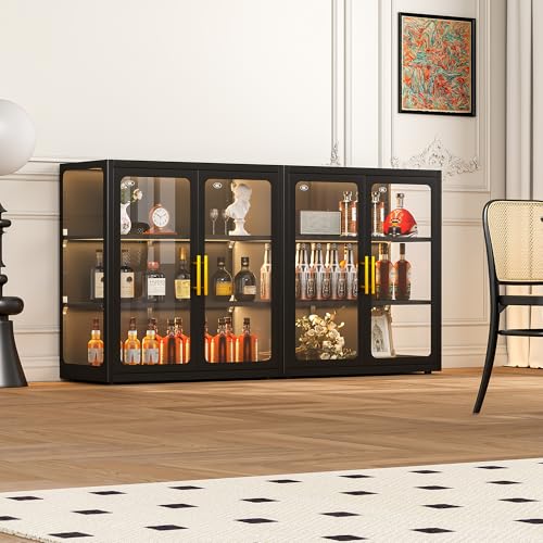Vitrina con Puertas de Vidrio  - Glass Cabinet Display reseña y precio