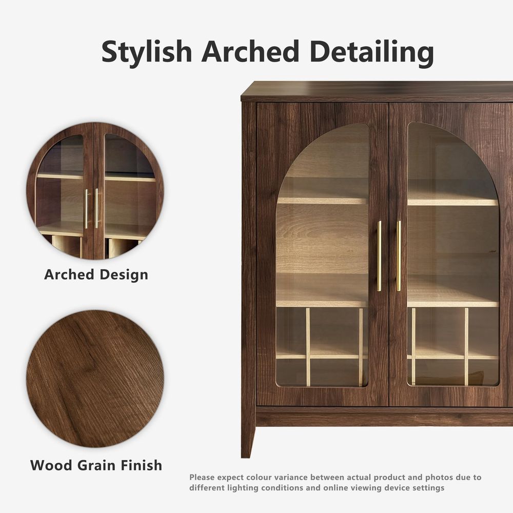 Armario de Almacenamiento Alto - Glass Cabinet Display reseña y precio