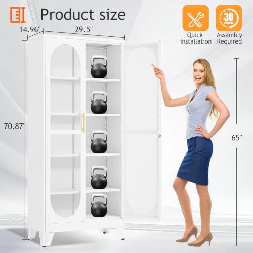 Vitrina con Cerradura de 71 Pu - Glass Cabinet Display reseña y precio