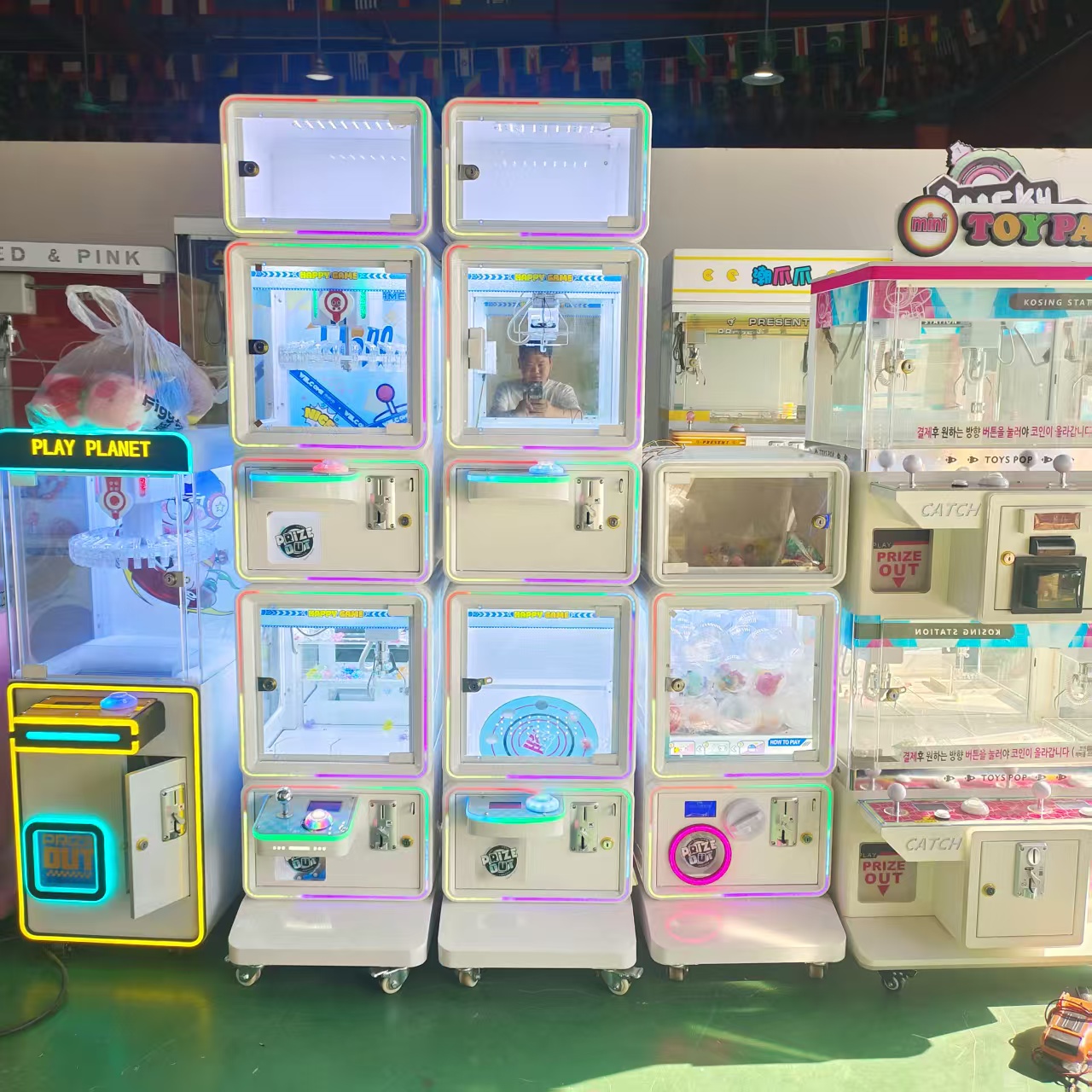 Máquina de grúa de garras come - Arcade Machine Profit reseña y precio