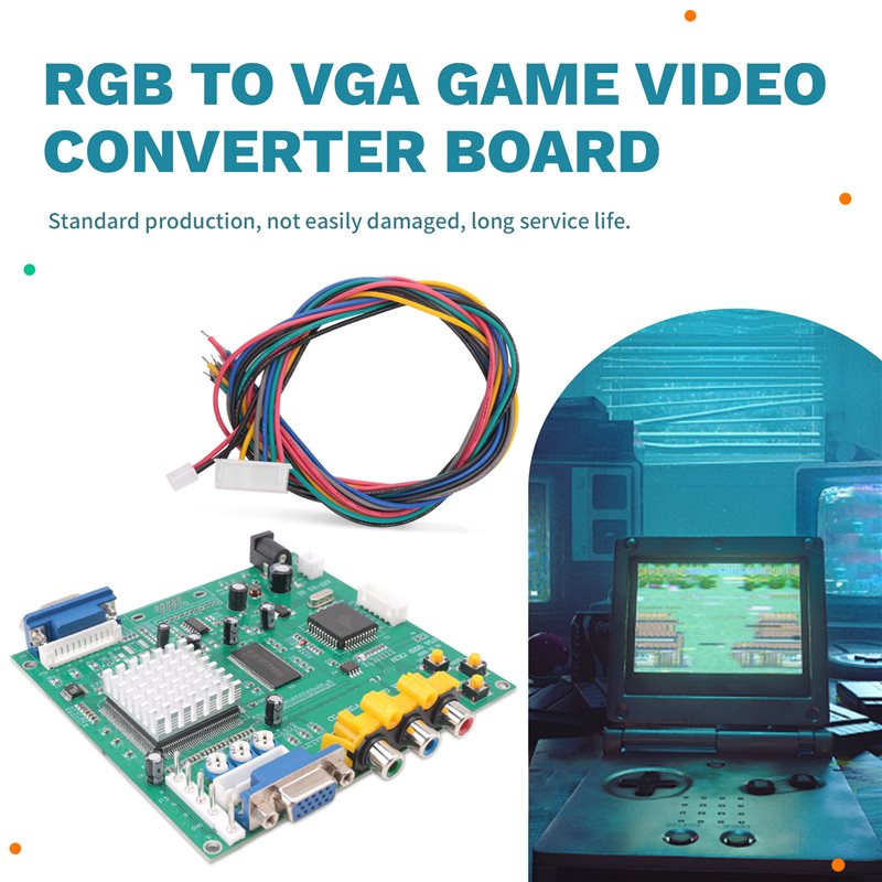 GBS8200 CGA/EGA/YUV/RGB a sali - Usb Game Board Jamma reseña y precio