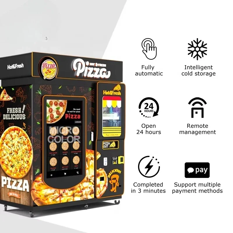 Máquina Expendedora de Pizza d - Commercial Vending Machine reseña y precio