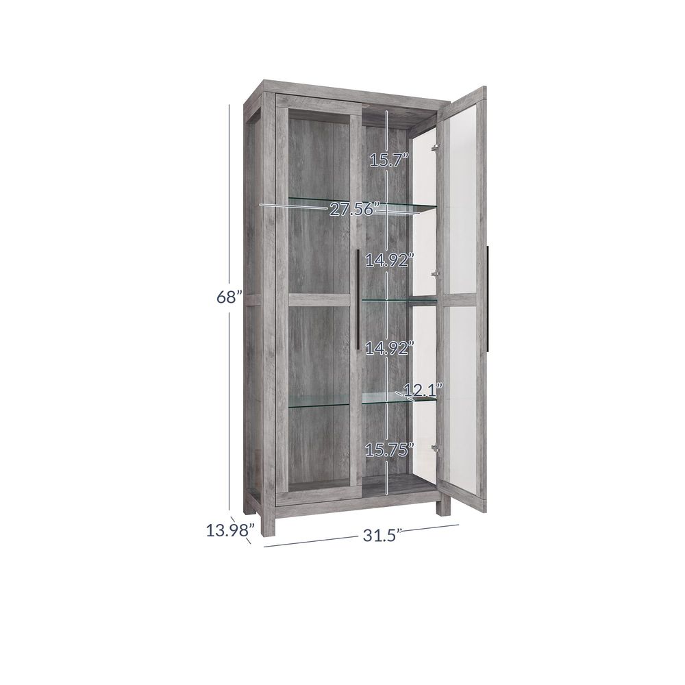 Vitrina de Vidrio, Vitrina Alt - Glass Cabinet Display reseña y precio