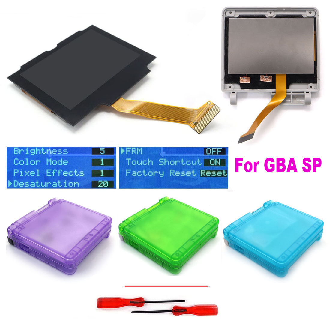 HISPEEDIDO Para GBA SP IPS V5  - Lcd Screen Arcade reseña y precio